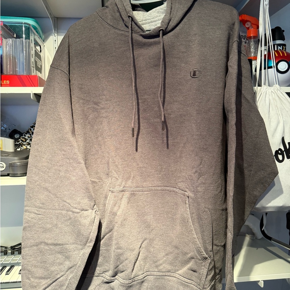 Champion Gray Hoodie Classic Sweatshirt